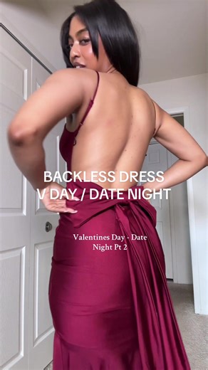 Stylish Backless Dresses for Valentine's Day Date Night