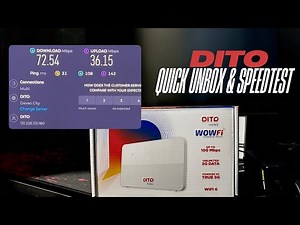 DITO WOWFI Quick Unbox and Speed Test