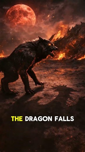 This Werewolf vs Dragon Fight Has a Dark Ending