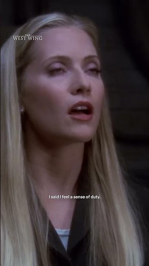 Ainsley's sense of duty #thewestwing