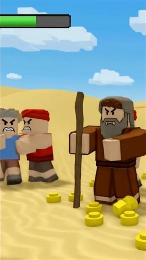 POV: Moses Completes The Midian Obby #biblestory #animation