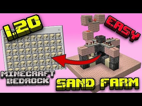1.20 SAND FARM TUTORIAL in Minecraft Bedrock Deutsch ¦ DaedalCraft