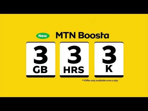 MTN Boosta: 3GB for 3 Hours for Just 3K