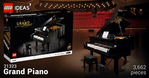 LEGO Ideas 21323 Grand Piano makes music starting Aug. 1st [News] - The Brothers Brick
