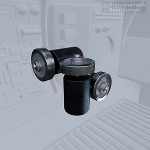 Exploring the idea of Euler rotations and gimbal lock by looking at how the Apollo spacecraft were able to navigate in 3D space. I’m creating all this work on my own, so if you like my content and would like to see more,~ | Beau Janzen