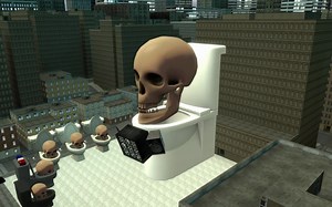 What if Skeleton Toilet was the leader?_游戏热门视频