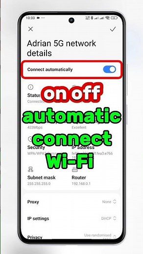 How to Enable or Disable Auto Connect WiFi | WiFi Auto Connect On/Off Kaise Kare | #shorts #viral