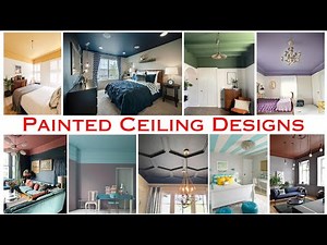 Beautiful Painted Ceilings | Latest Colourful Ceiling Paint Design | Best Ceiling Painting Designs