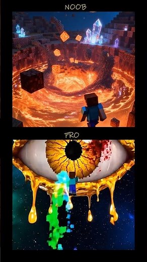 Noob vs Pro [Minecraft] #animation #minecraft #minecraftshorts