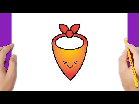 How to draw a bandana kawaii easy