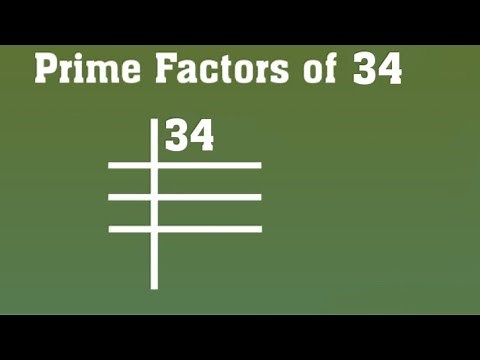 Prime Factors of 34 - Prime Factorization