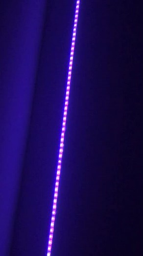 Stunning Purple LED Strip Light Display