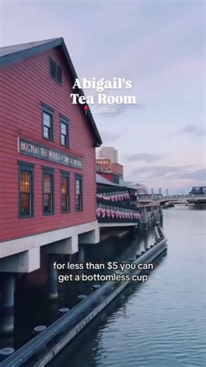 The best way to spend $5 in Boston ☕ At Abigail's Tea Room you can sample all 5 teas that were thrown overboard at the Boston Tea Party! 🎥: @explorenewengland #boston #bostonbucketlist | Boston Bucket List