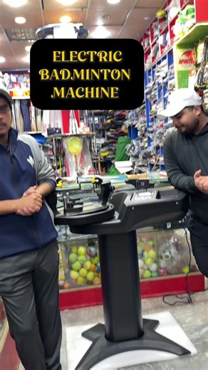 Alhamdullilah: New Stringing Machine at Tony Sports Pattoki