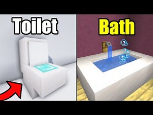 30+ Easy Bathroom Build Hacks in Minecraft!