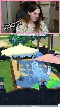 Le quedaba genial una zona de plataforma con barbacoa a esta casita de Los Sims 4 🏡