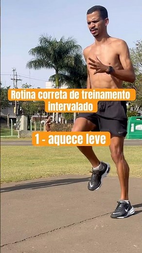 Rotina correta de treinamento intervalado #runner #running #corrida