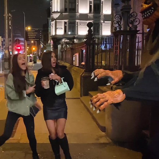 Pumpkin Monster Funny Halloween Scare Pranks