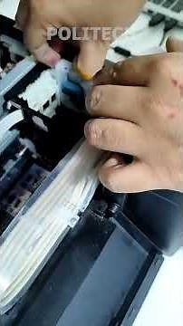 Asi le das mantenimiento a tu impresora Epson que imprime a rayas. #epson #impresora #mantenimiento