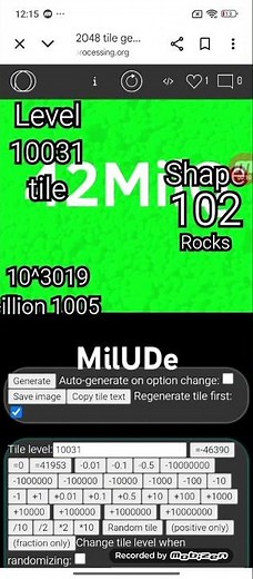 2048 tiles 10000 to 10100 #2048 tiles