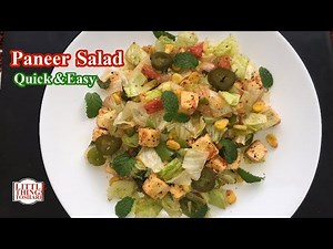 Paneer Stir Fry Salad recipe I Paneer Salad recipe I Healthy & Tasty | Little Things To Share
