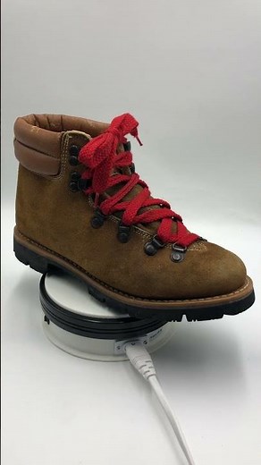 Vintage Hiking Boots - Brown Leather & Suede Unisex Style for Outdoor Adventures! #hikingboots