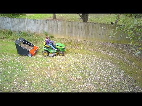 Make Like A Tree.... Agri-Fab Lawn Sweeper: Assembly, use, and review