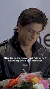 22K views · 870 reactions | After death, the human brain's lives for 7 mins to replay it's best memories. We in those 7 mins ♥️ #ShahRukhKhan | Team SRK Warriors | Facebook