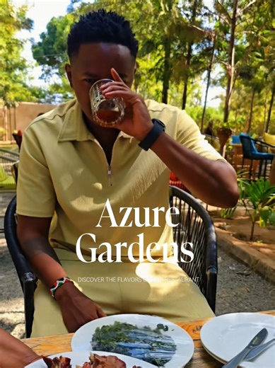 Tarrus Mzangala's Culinary Experience at Azure Gardens