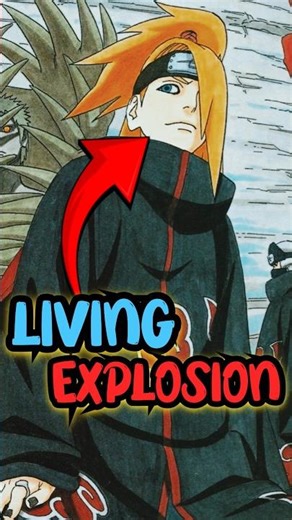 “LIVING EXPLOSION💥💀”#naruto #anime #trending #shorts