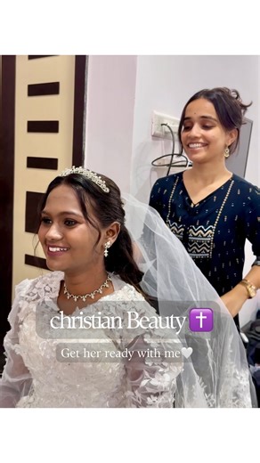 Janhavi Sapre Bhadsavale | Pro Bridal makeup artist | Christian bride transformation✝️🤍 . #christian #christianbride #wedding #transformation #tutorial [Christian,wedding,transformation,tutorial] | Instagram
