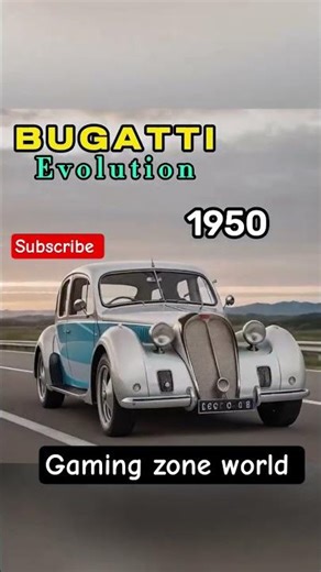 Buggati 🚗 evolution #ai #evolution #shorts