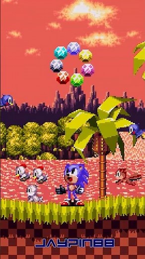 Paveldechev0604's Styled Sonic in Sonic 1 Forever ✪ Sonic Shorts II - S1F Mods