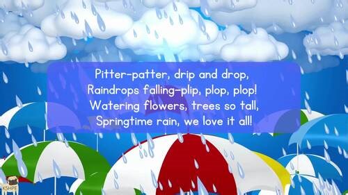 Music: Here Comes The Rain Song, Songs about Spring Lyrics for Music Classroom