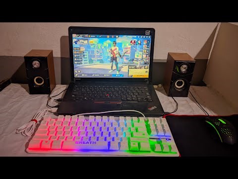 Free fire Gameplay in laptop with handcam and keyboard and mouse