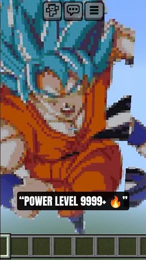 I Built Goku in Minecraft 😱🔥