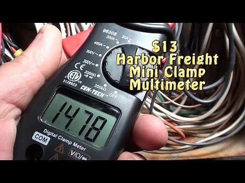 $13 Harbor Freight Mini Clamp MultiMeter. A MUST have in any tool box.