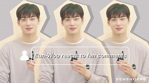 490K views · 42K reactions | HAPPY EUN-WOO DAY!  For his birthday, Team Penshoppe's ASTRO Cha Eun-Woo reacts to fan love  Let’s all greet him a happy, happy birthday! #EunWooForPENSHOPPELoveMe Check out the collection: bit.ly/PenshoppeLoveMe | Penshoppe | Facebook