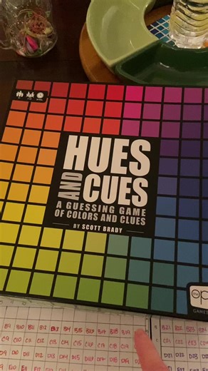 #huesandcues @The Op Games | hues and cues board game