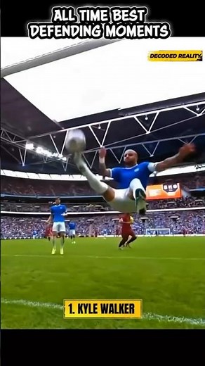 Unbelievable Defending Moments 😱 #football