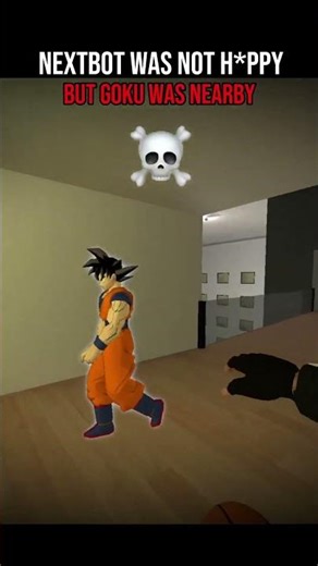 goku lends a hand with a stray nextbot in garry's mod 🔥