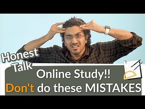 How to study Online? | Don't do these Mistakes | How to Manage School and Coaching | Honest Talk