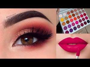 Indian bridal eye makeup tutorials /Easy RED Eyeshadow Tutorial for Beginners to Try Now!
