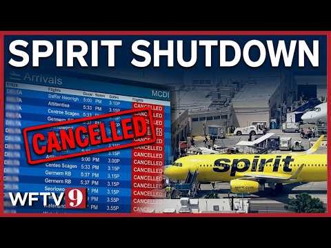 Spirit Airlines Shutdown Leaves Thousands Without Flights