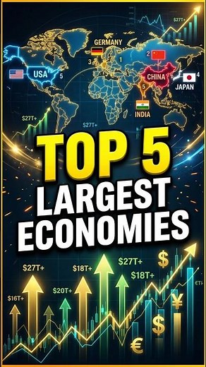 Top 5 Largest Economies in the World 2026 📊💰