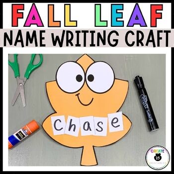 Fall Leaf Craft | Fall Name Craft | Fall Craft Preschool | November Crafts