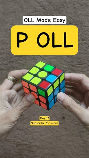 OLL #17 (P Shape OLL) | Daily OLL Series