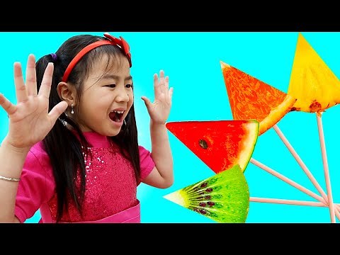 The Fruit Colors Song | Jannie Pretend Play Sing-Along Nursery Rhymes & Kids Songs | Toys and Colors