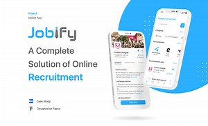 Jobify - Job Finding Mobile App | UX/UI Case Study