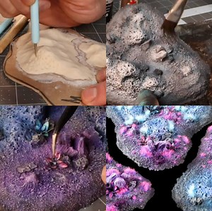 41K views · 95 reactions | DIY Colorful Fantasy Terrain ! 栗‍♀️慄‍♂️琉 | Simple | Facebook